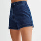 💕HOT SALE💕Women's Casual Denim Two-Piece Sleeveless Top & Shorts Set
