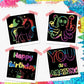 🌈DIY Creative Rainbow Scratch Paper Art Set