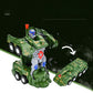 🎁[Best Gift For Kid] Electric Universal Deformation Police Toy Car