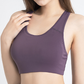 Women's two-piece set with high-waist sports bra and shorts