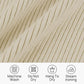 Women's Long-Sleeve V-Neck Fitted Ribbed Knit Top