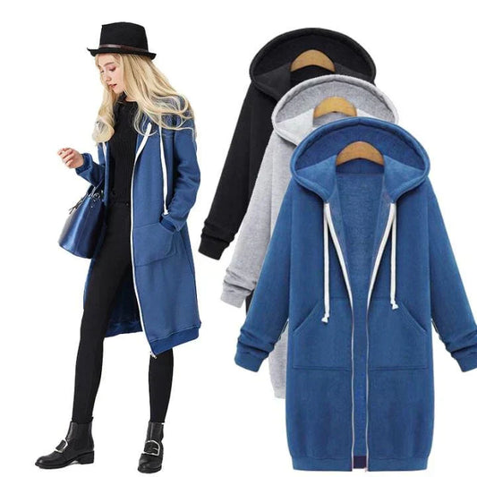 🌸Up to 49% OFF🔥Women's Long Hooded Sweatshirt