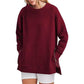 Loose-Fitting Long-Sleeved Sweatshirt with Side Zippers