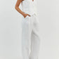 Cropped Vest Pants Suit