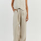 Cropped Vest Pants Suit