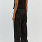 Cropped Vest Pants Suit