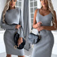 🔥Summer Sale 49% OFF👗Knit Pullover Sweater and Cami Dress Set