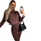 🔥Summer Sale 49% OFF👗Knit Pullover Sweater and Cami Dress Set