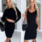 🔥Summer Sale 49% OFF👗Knit Pullover Sweater and Cami Dress Set