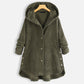 🎁New product 50% off 💖🍃Casual solid colored jacket with thickened hood and buttons