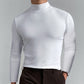Mens High Neck Slim Fit Long Sleeve T-shirt（50% OFF）