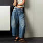 Women's Loose Wide-Leg Mid-Rise Pants