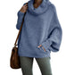 ⭐HOT SALE 49% OFF💕Women's Batwing Cowl Neck Sweater with Pocket