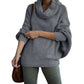 ⭐HOT SALE 49% OFF💕Women's Batwing Cowl Neck Sweater with Pocket