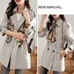 ⭐HOT SALE 49% OFF🌹Women's Slimming Mid-Length Lapel Trench Coat