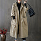 🎉Autumn Hot Sale🎉Oversized Large Pocket Hooded Long Trench Coat
