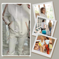 🔥HIGH QUALITY⏰Limited time discount🔥Women's casual suit with long sequins and hood