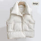 🔥Hot Sale🔥Women's Quilted Puffer Vest with Pockets