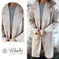 ⭐HOT SALE 49% OFF❄️Women's Long-sleeve Tweed Lapel Coat