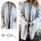 ⭐HOT SALE 49% OFF❄️Women's Long-sleeve Tweed Lapel Coat