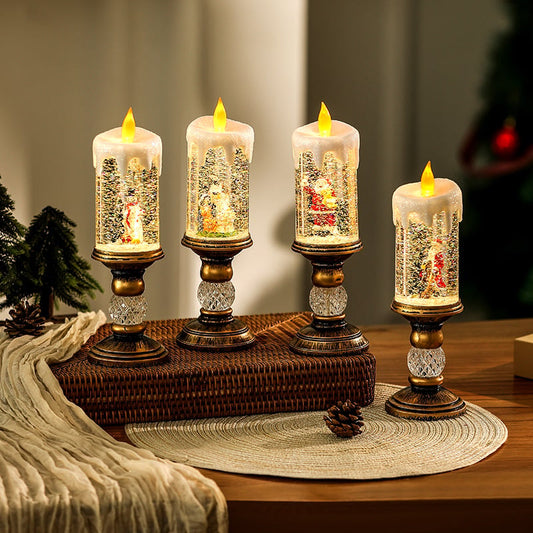 🎄Christmas Promotion 50% OFF🎅✨Christmas Candle Night Light🕯️