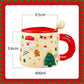 🎄Christmas Promotion 50% OFF🎅✨Christmas Ceramic Mug Set with Magnetic Decor🍎