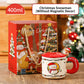 🎄Christmas Promotion 50% OFF🎅✨Christmas Ceramic Mug Set with Magnetic Decor🍎