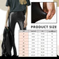 S-shaped Thickened PU Leather Leggings