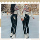 S-shaped Thickened PU Leather Leggings