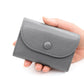 🔥Best Christmas present ever🎁🎄Fashion Lychee Pattern PU Leather Short Wallet with Convenient Snap Button