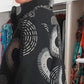Elegant Printed Long Sleeve Dress