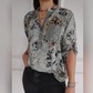 💥Hot Sales-49% OFF🍃Women's Casual Half Button Printed Shirt