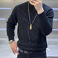 🔥2025 HOT SALE🔥 Men's Warm Sequin Round Neck Sweater
