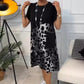 🌸Spring Specials💐Round Neck Loose Print Short Sleeve Dress