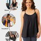 🏆LAST DAY SALE 49% OFF - Loose-fitting Tank Top With Built-in Bra