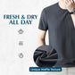 🔥2025 NEW SALES - 50% OFF🔥Breathable Solid Color Short Sleeve Waffle T-Shirt