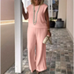 🌸Spring Specials💐Women's Crew Neck Sleeveless Top and Pants Set
