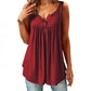 💥Last Day Special Sale 49% OFF👚Comfy Loose Button Sleeveless Tank Top For Women