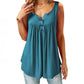 💥Last Day Special Sale 49% OFF👚Comfy Loose Button Sleeveless Tank Top For Women