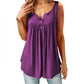 💥Last Day Special Sale 49% OFF👚Comfy Loose Button Sleeveless Tank Top For Women