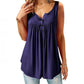 💥Last Day Special Sale 49% OFF👚Comfy Loose Button Sleeveless Tank Top For Women