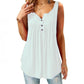 💥Last Day Special Sale 49% OFF👚Comfy Loose Button Sleeveless Tank Top For Women
