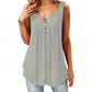 💥Last Day Special Sale 49% OFF👚Comfy Loose Button Sleeveless Tank Top For Women