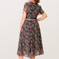 🔥Mother's Day Hot Sale 50%🌸Flowy Floral Dress with Delicate White Belt