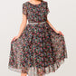 🔥Mother's Day Hot Sale 50%🌸Flowy Floral Dress with Delicate White Belt