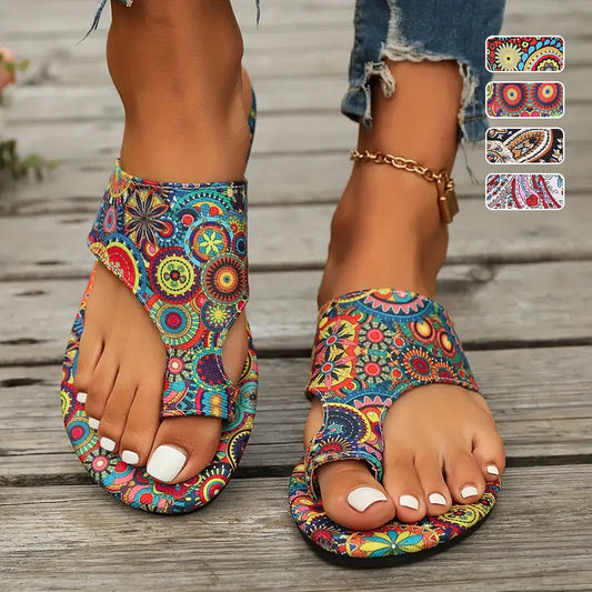 💕Limited-time 49% sale⏳Women’s Lightweight Orthopedic Flat Sandals