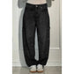 Women's Straight Jeans with Rhinestones