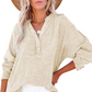 🔥Hot Sale 49% OFF💝✨Women’s Casual Gauze Button Neck Long Sleeve Blouse