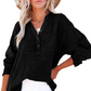 🔥Hot Sale 49% OFF💝✨Women’s Casual Gauze Button Neck Long Sleeve Blouse