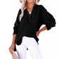 🔥Hot Sale 49% OFF💝✨Women’s Casual Gauze Button Neck Long Sleeve Blouse